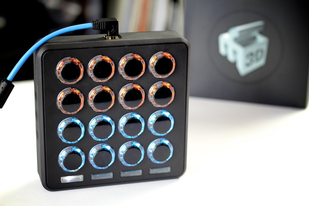 dj techtools dj controller interfaces dj techtools midi fighter 3d