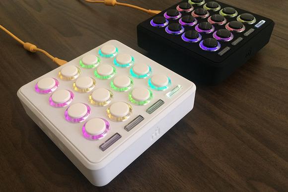 dj techtools dj controller interfaces dj techtools midi fighter 3d limited white