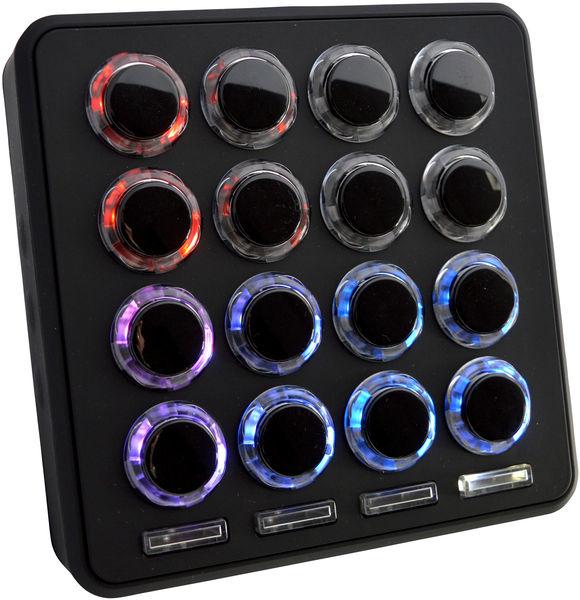 dj techtools dj controller interfaces dj techtools midi fighter 3d limited white