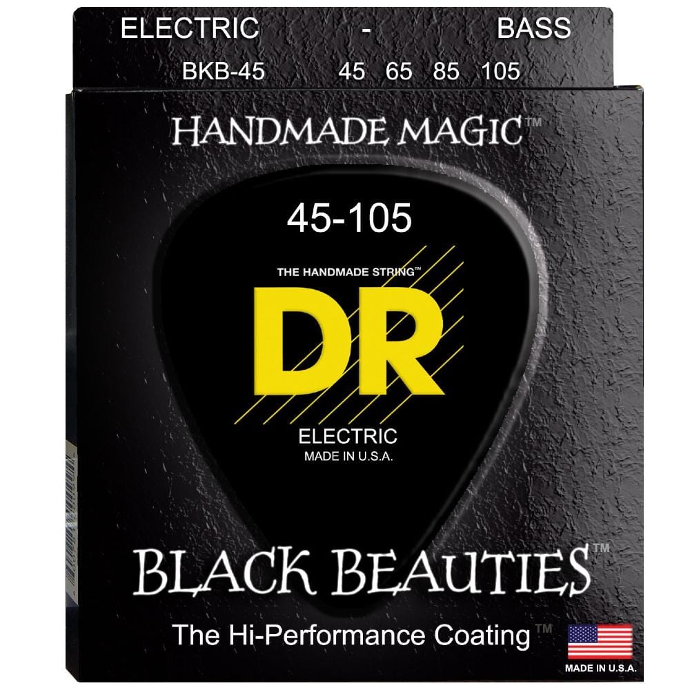 dr bass guitar strings dr string bkb45 black beauties coated bass guitar strings set