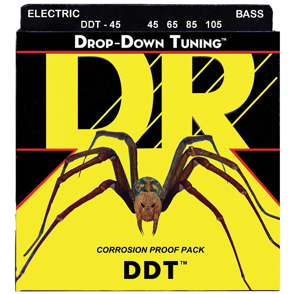 dr bass guitar strings dr string ddt45 drop down tuning medium bass guitar strings