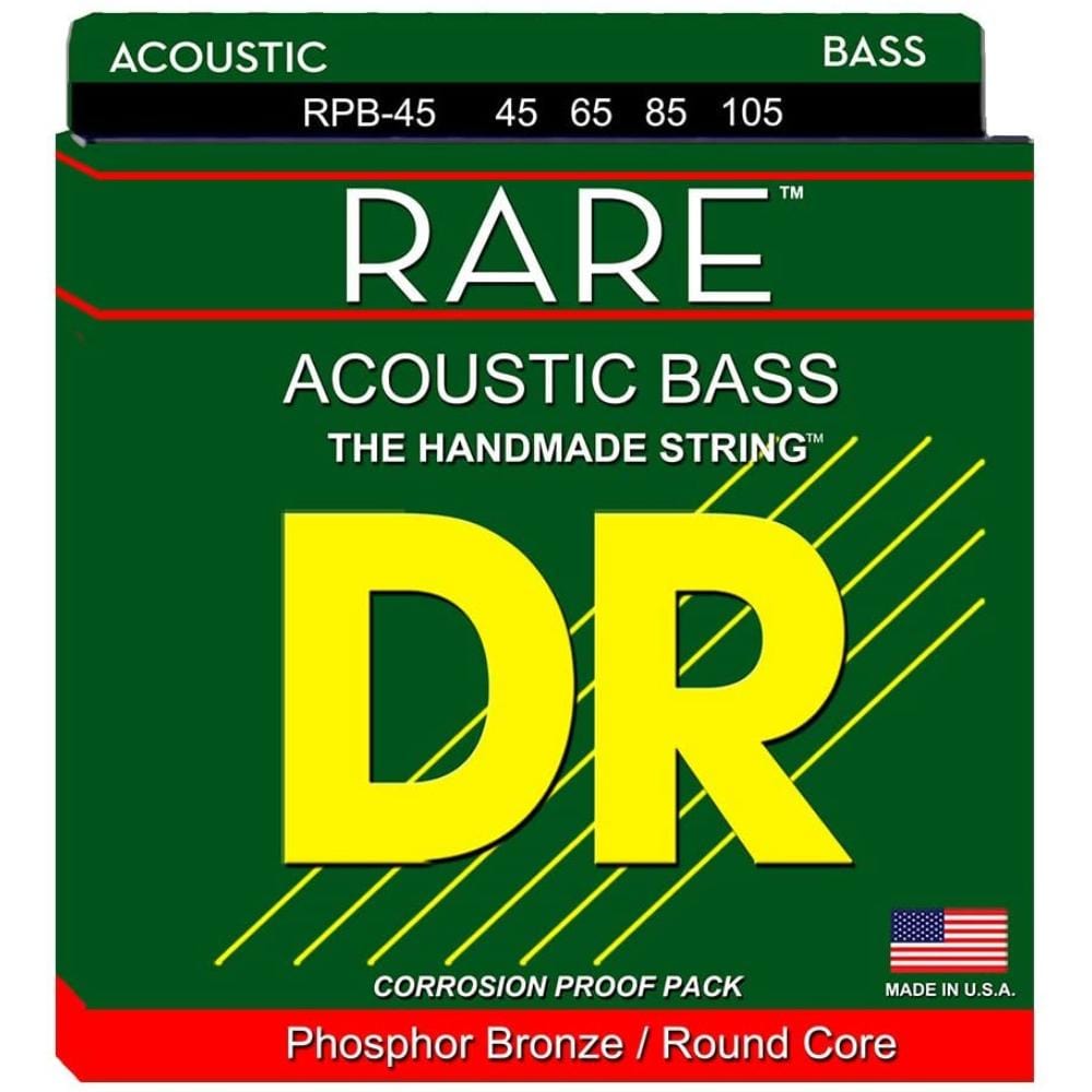 dr bass guitar strings dr strings rpb45 rare phosphor bronze medium 4 string bass guitar string set - 45-105