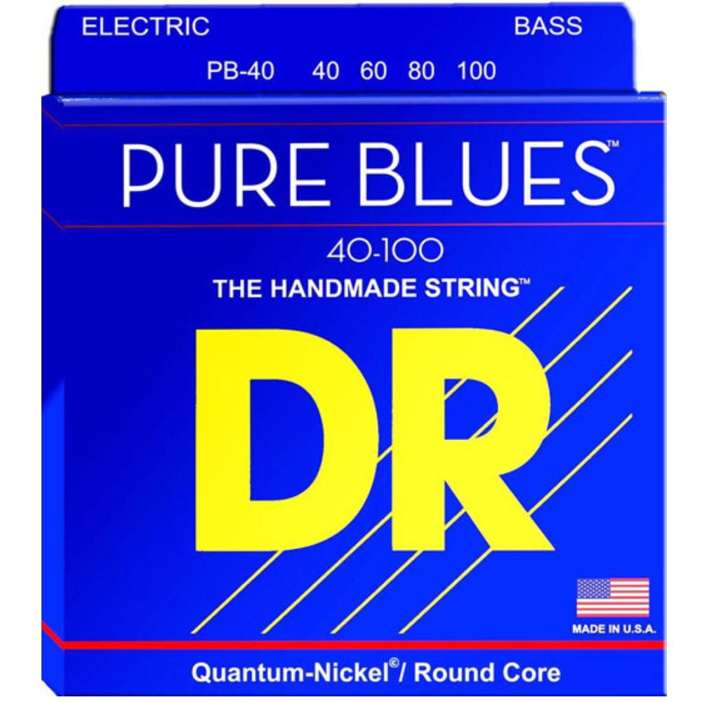 dr bass guitar strings light light - 40-100 dr strings pb pure blues 4 string bass guitar string set #size_light-light---40-100