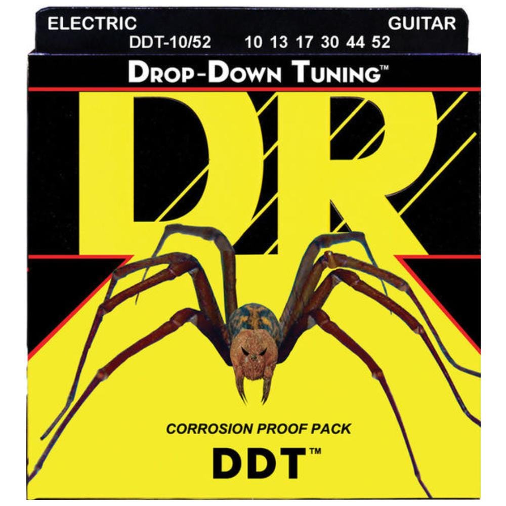 dr electric guitar strings dr string ddt10/52 drop down tuning big heavy electric guitar strings