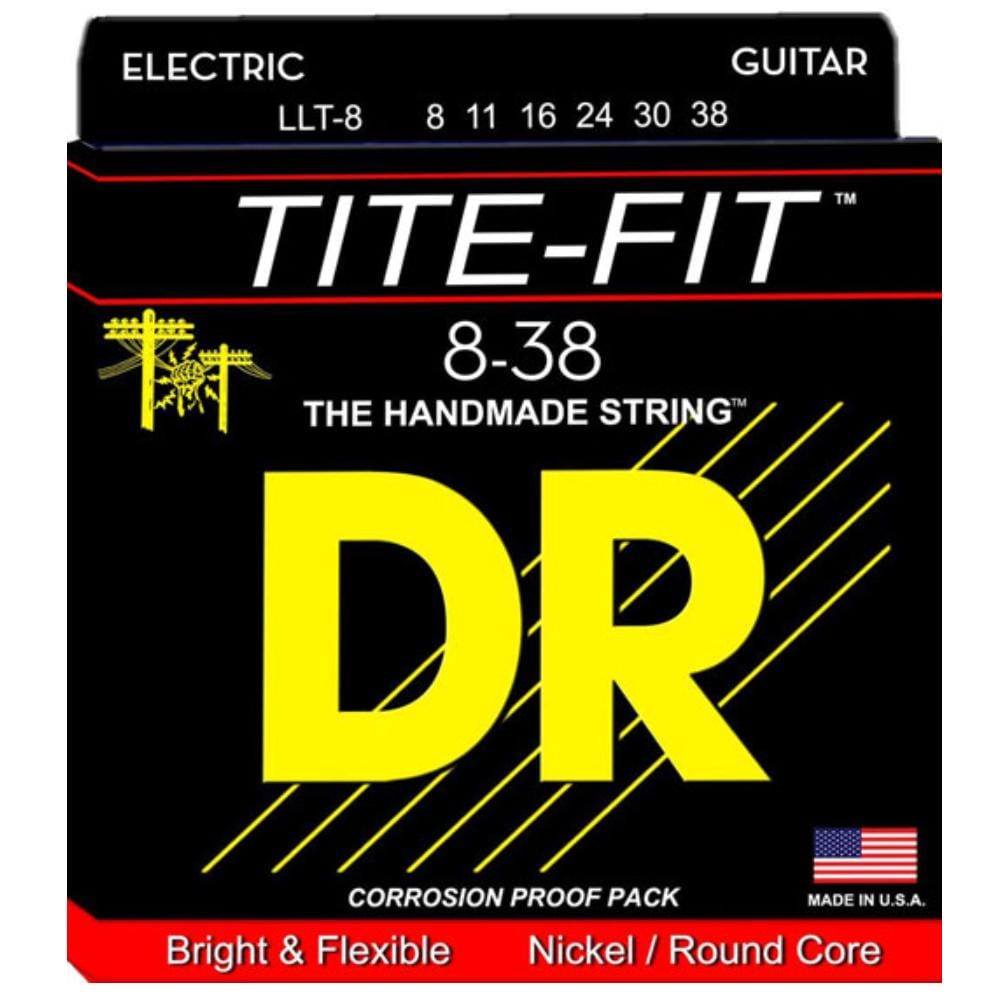 dr electric guitar strings dr string llt8 tite fit light light electric guitar string set