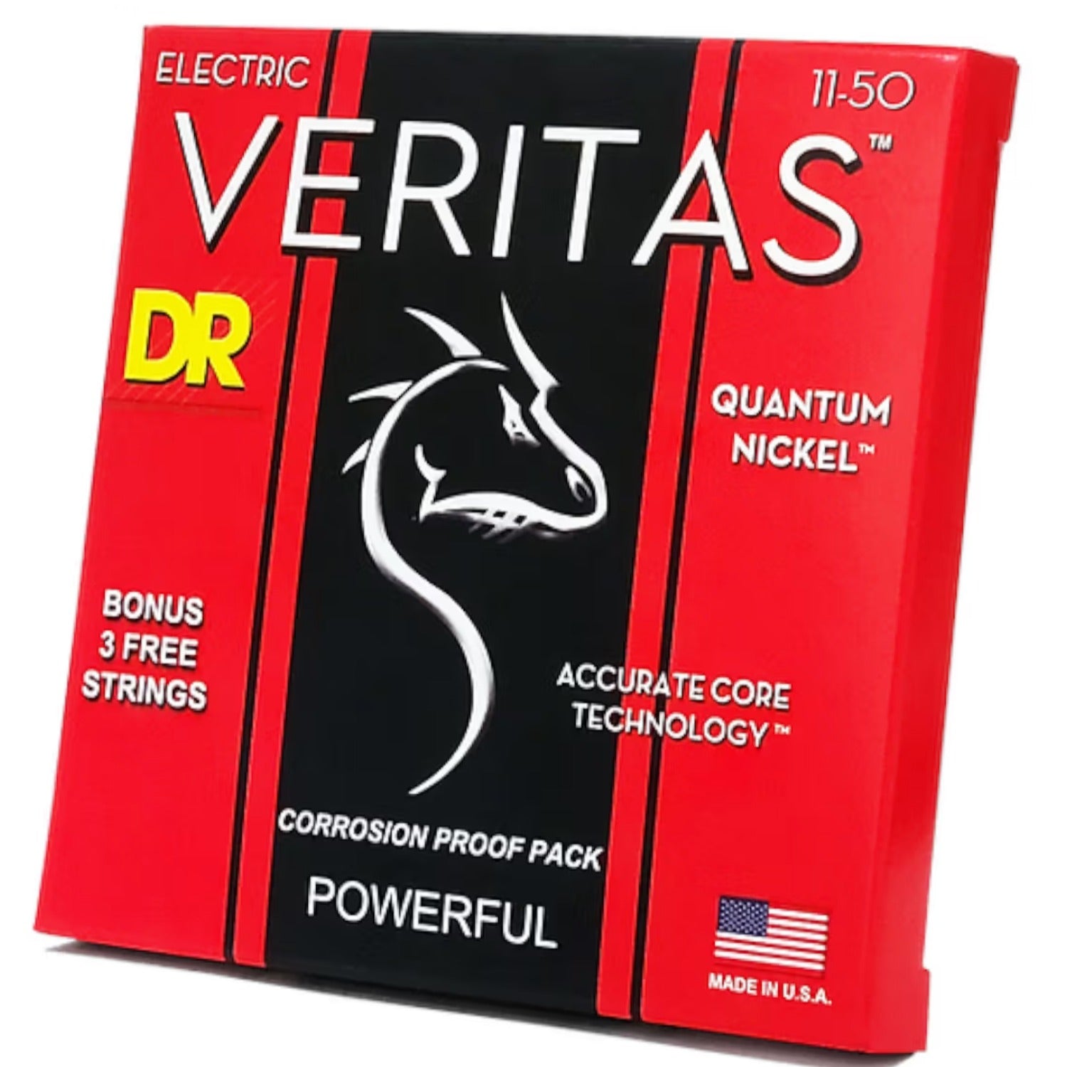 DR Electric Guitar Strings DR String VTE-11 Veritas Heavy Electric Guitar Strings Set - .011-.050