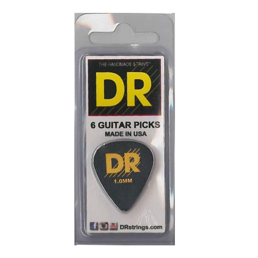 dr picks dr string p6bk h delrin guitar picks