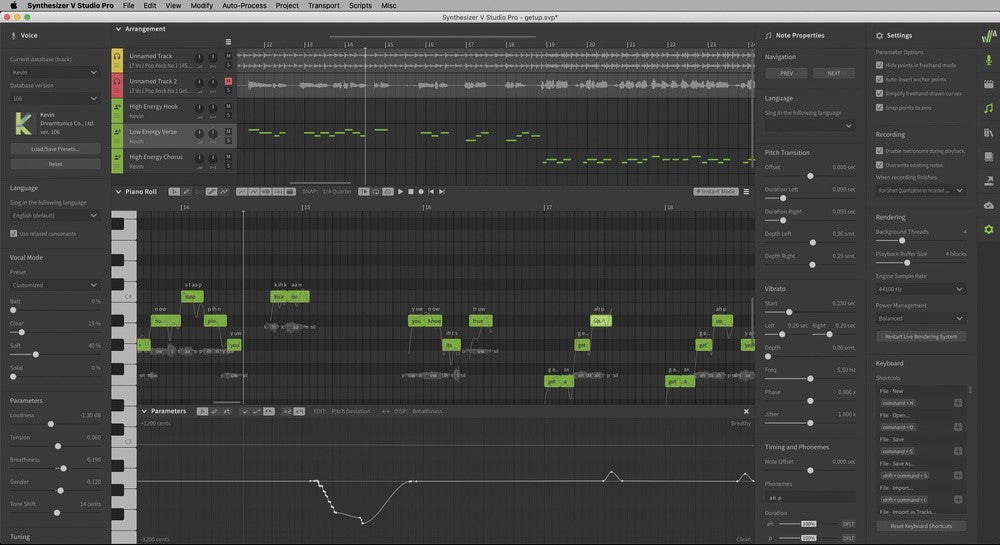 DREAMTONICS Virtual Instruments Dreamtonics Synthesizer V Pro Eng Bdl 3 Voices