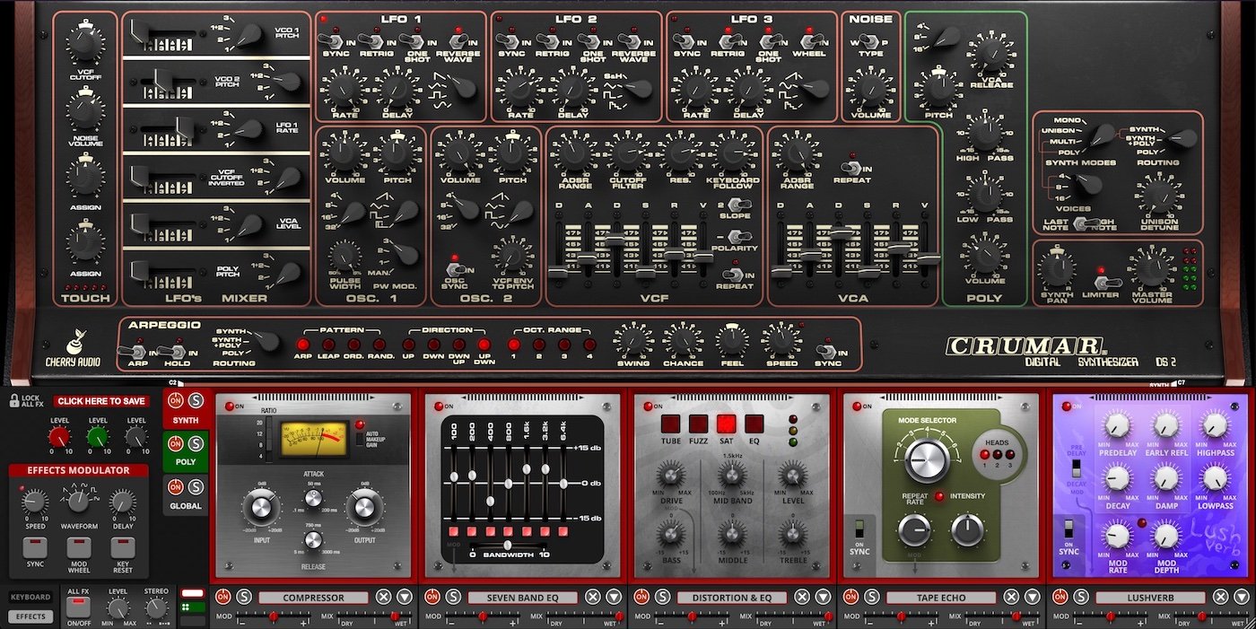 Cherry Audio Crumar DS-2 Synthesizer