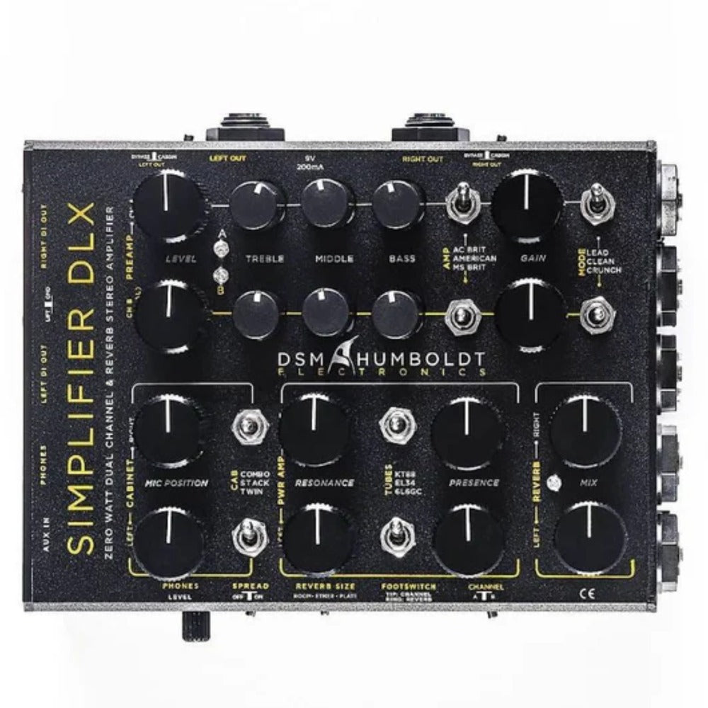 DSM & Humboldt Pre Amps DSM & Humboldt Simplifier DLX Zero Watt Dual Channel & Reverb Stereo Amplifier