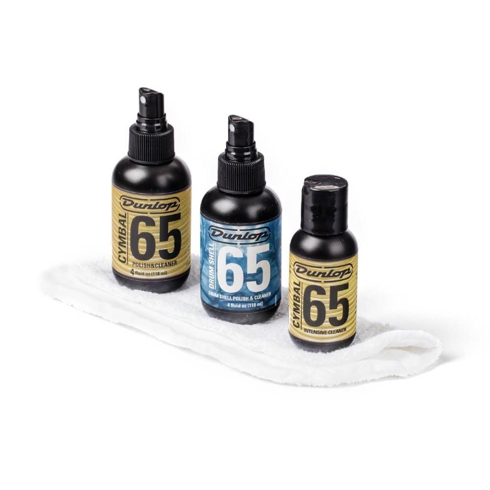 dunlop cleaners and conditioners dunlop 6400 cymbal and drum care kit