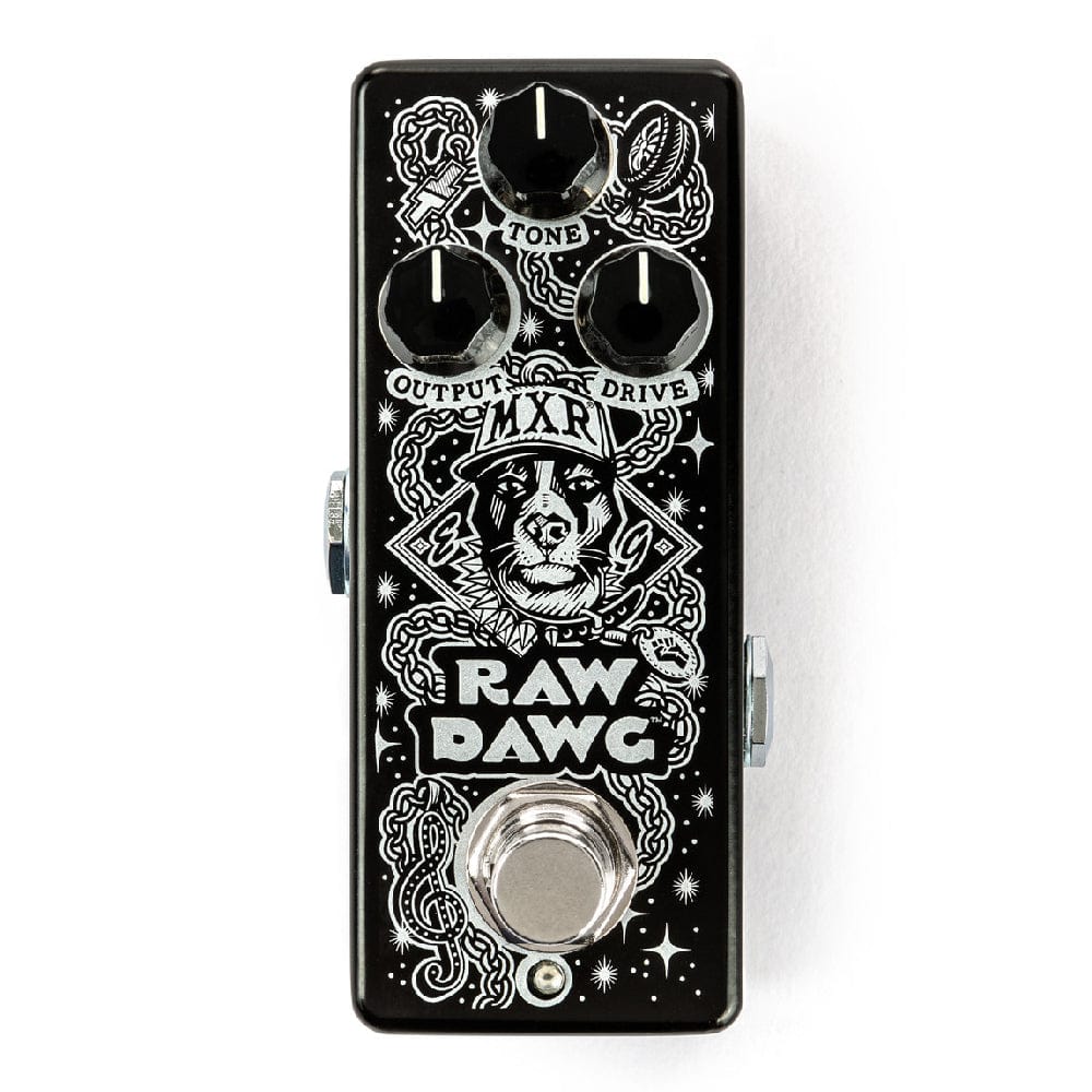 Dunlop Effect Pedals Black Dunlop MXR EG74 Raw Dawg Overdrive Effect Pedal