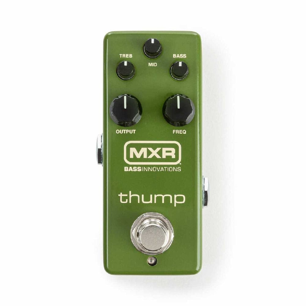 dunlop effect pedals dunlop m281 mxr thump bass preamp pedal