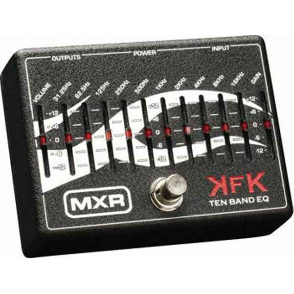dunlop effect pedals dunlop mxr kerry king kfk1 10 band equalizer effects pedal
