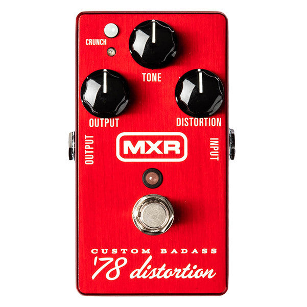 dunlop effect pedals dunlop mxr m78 custom badass '78 distortion guitar effects pedal