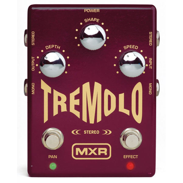 dunlop effect pedals mxr m159 stereo tremolo guitar effects pedal