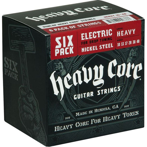 dunlop electric guitar strings dunlop heavy core electric guitar strings heavy 6-pack