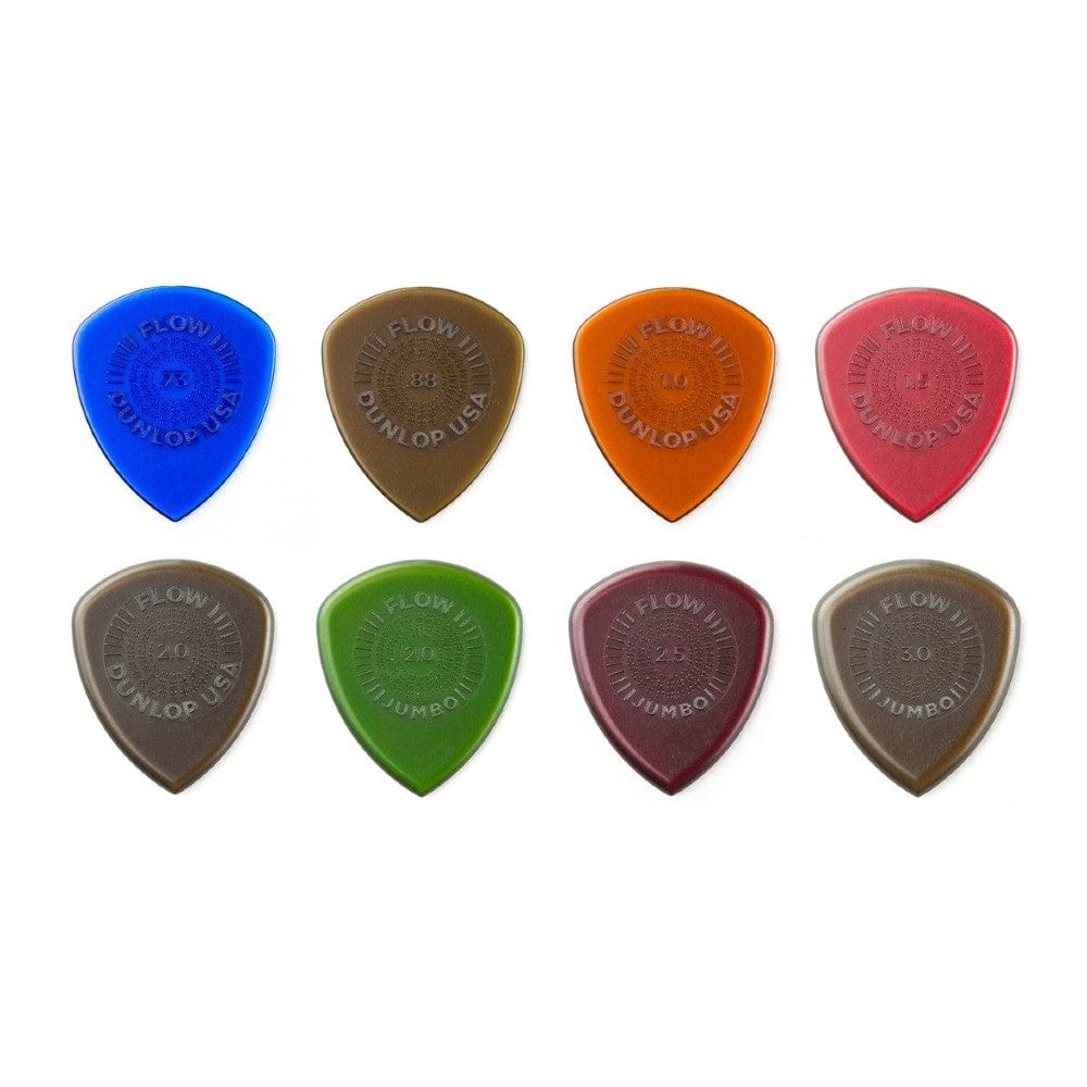 dunlop guitar picks dunlop pvp114 varity flow picks - pack of 8