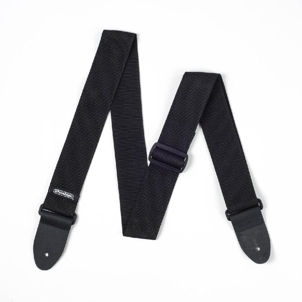 dunlop guitar straps black dunlop d0701 poly guitar strap