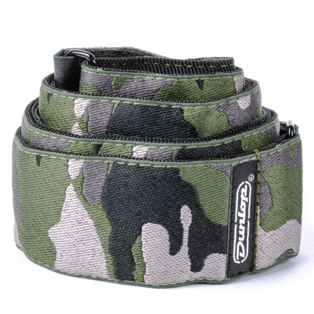 dunlop guitar straps dunlop d6717 jacquard woven ranger guitar strap #color_green