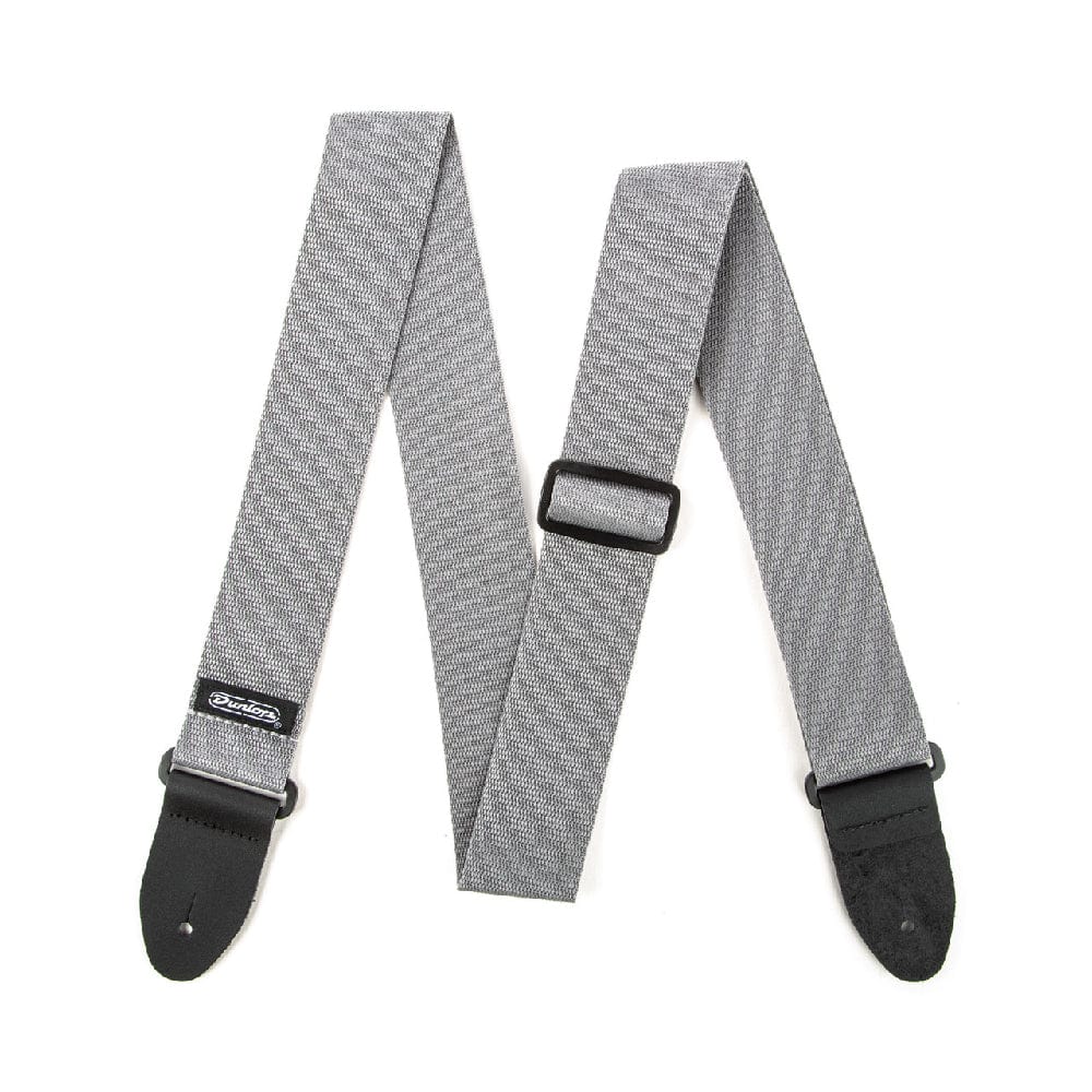 dunlop guitar straps gray dunlop d0701 poly guitar strap
