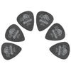 Dunlop Picks 0.50 mm Dunlop 482R Tortex Pitch Black Jazz Guitar Picks - Set of 6