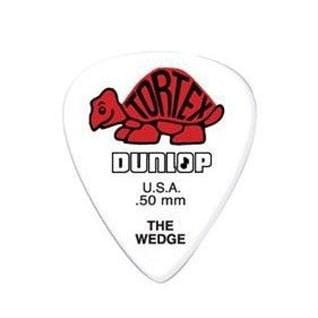 dunlop picks 0.50mm dunlop 424r tortex wedge guitar picks - pack of 6 picks #gauge_0.50mm