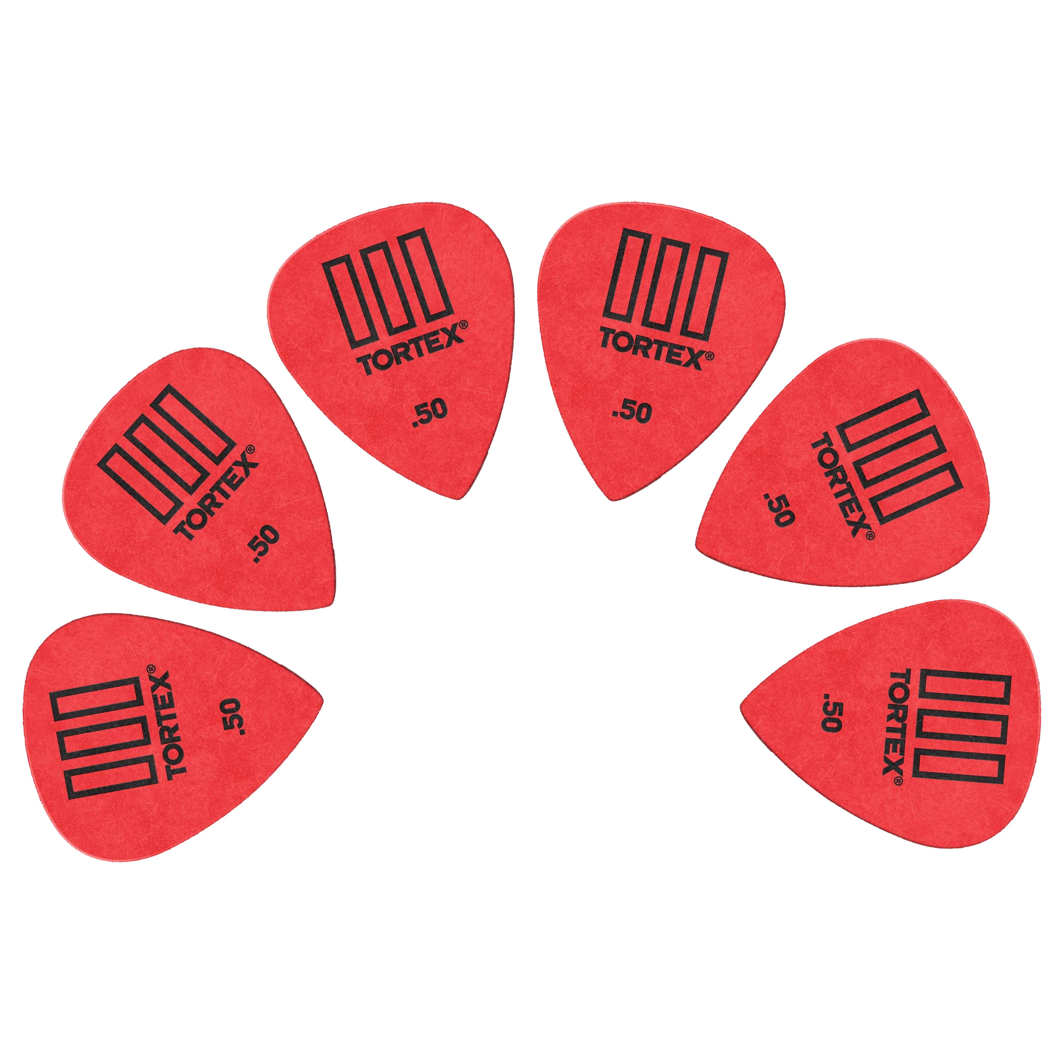 dunlop picks dunlop 4620 tortex iii guitar picks - pack of 6