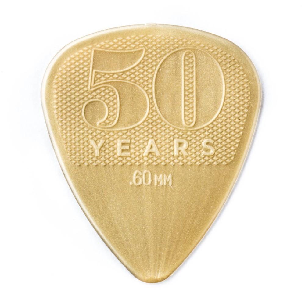 dunlop picks 0.60mm dunlop 442p 50th anniversary nylon standard guitar picks - pack of 12 #size_0.60mm