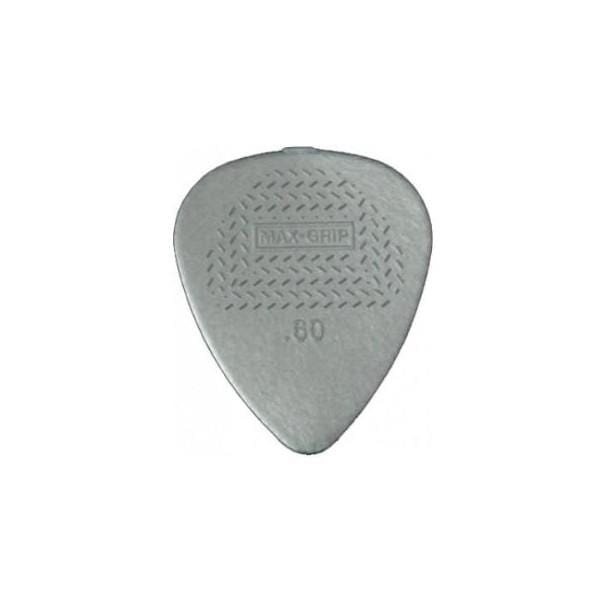 dunlop picks 0.60mm dunlop 449r max-grip nylon standard pick - pack of 6