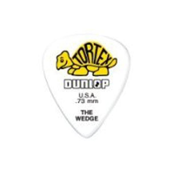 dunlop picks 0.73mm dunlop 424r tortex wedge guitar picks - pack of 6 picks #gauge_0.73mm