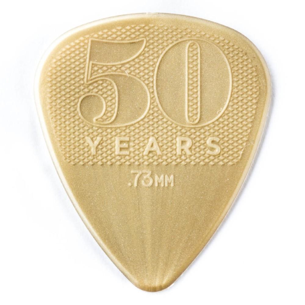 dunlop picks 0.73mm dunlop 442p 50th anniversary nylon standard guitar picks - pack of 12