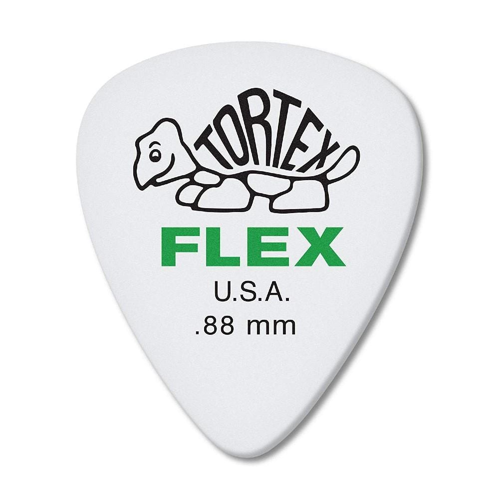 dunlop picks 0.88mm dunlop 428r tortex flex standard nat - pack of 6 #size_0.88mm