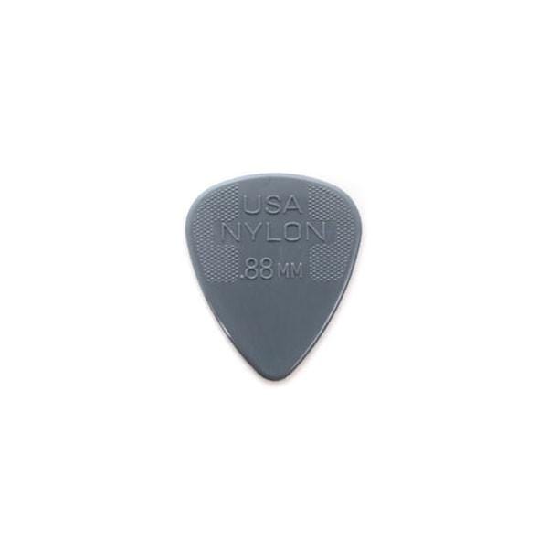dunlop picks 0.88mm dunlop 44r nylon standard guitar picks - pack of 6 #gauge_0.88mm