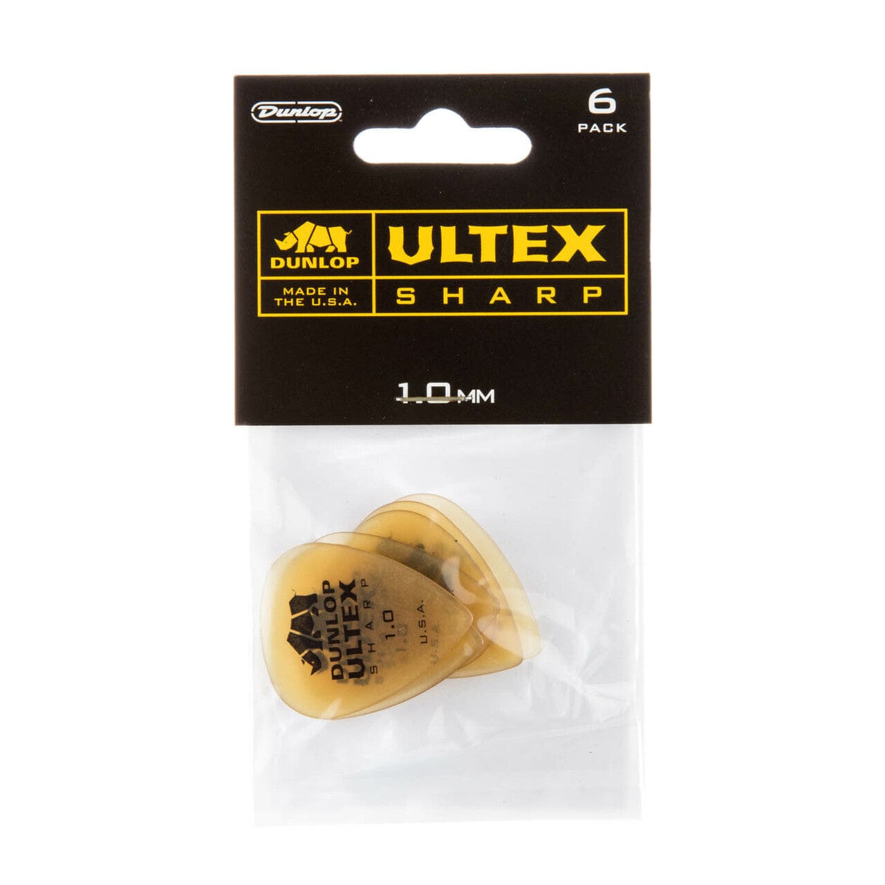 dunlop picks 1.0mm dunlop ultex sharp picks - set of 6 #gauge_1.0mm