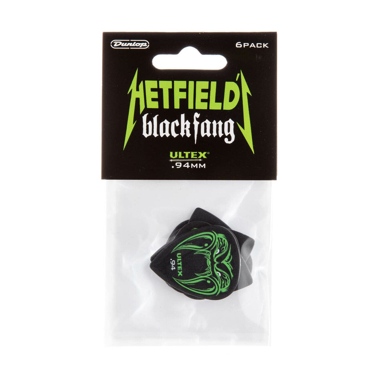 dunlop picks .94mm dunlop ph112p hetfield black fang guitar picks - pack of 6 #size_.94mm