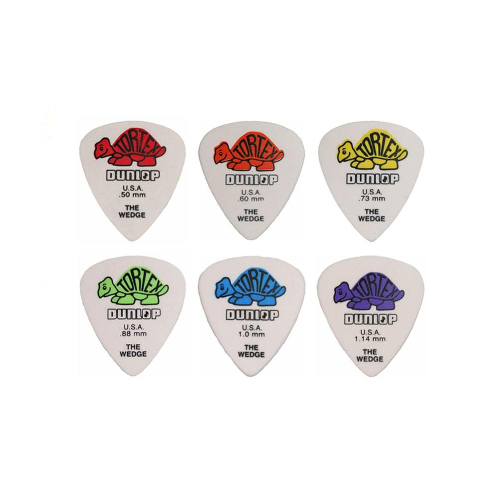 dunlop picks dunlop 4240 tortex iii guitar picks - pack of 6