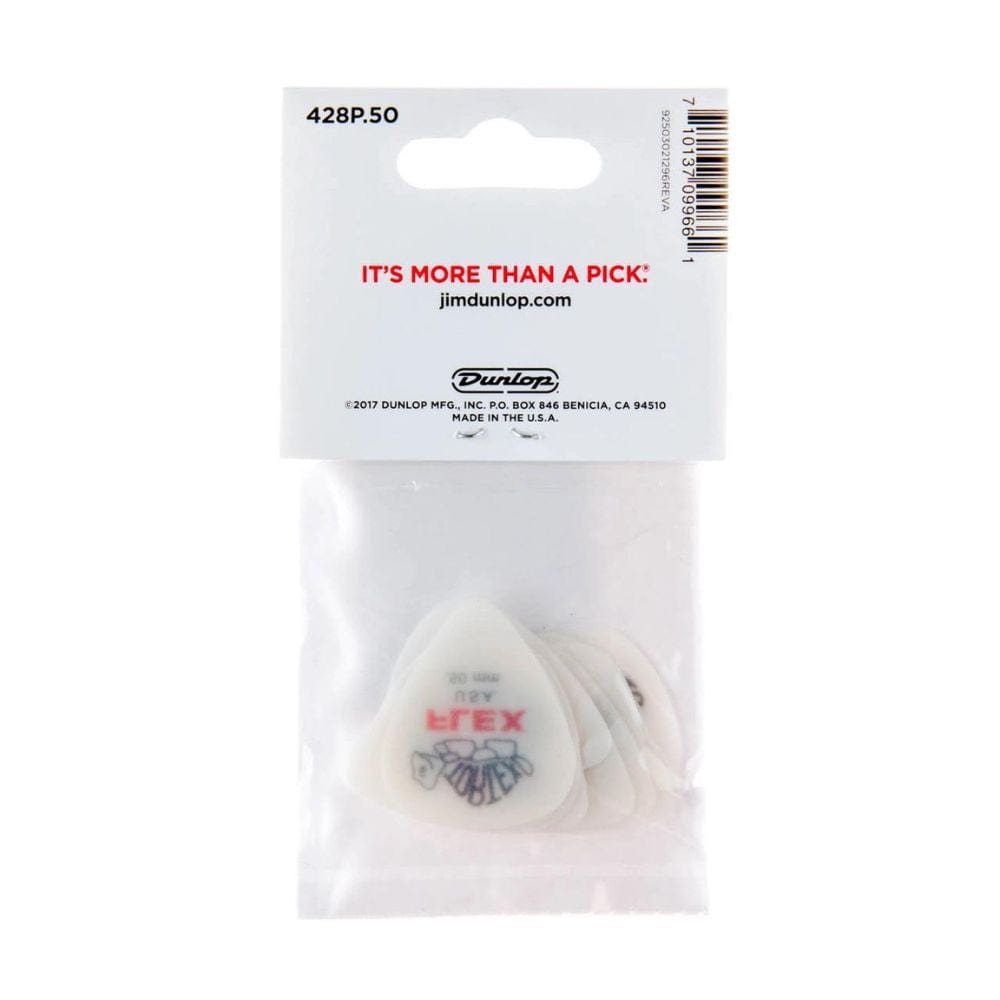 dunlop picks dunlop 428p tortex flex standard guitar picks - pack of 12 #size_.60mm