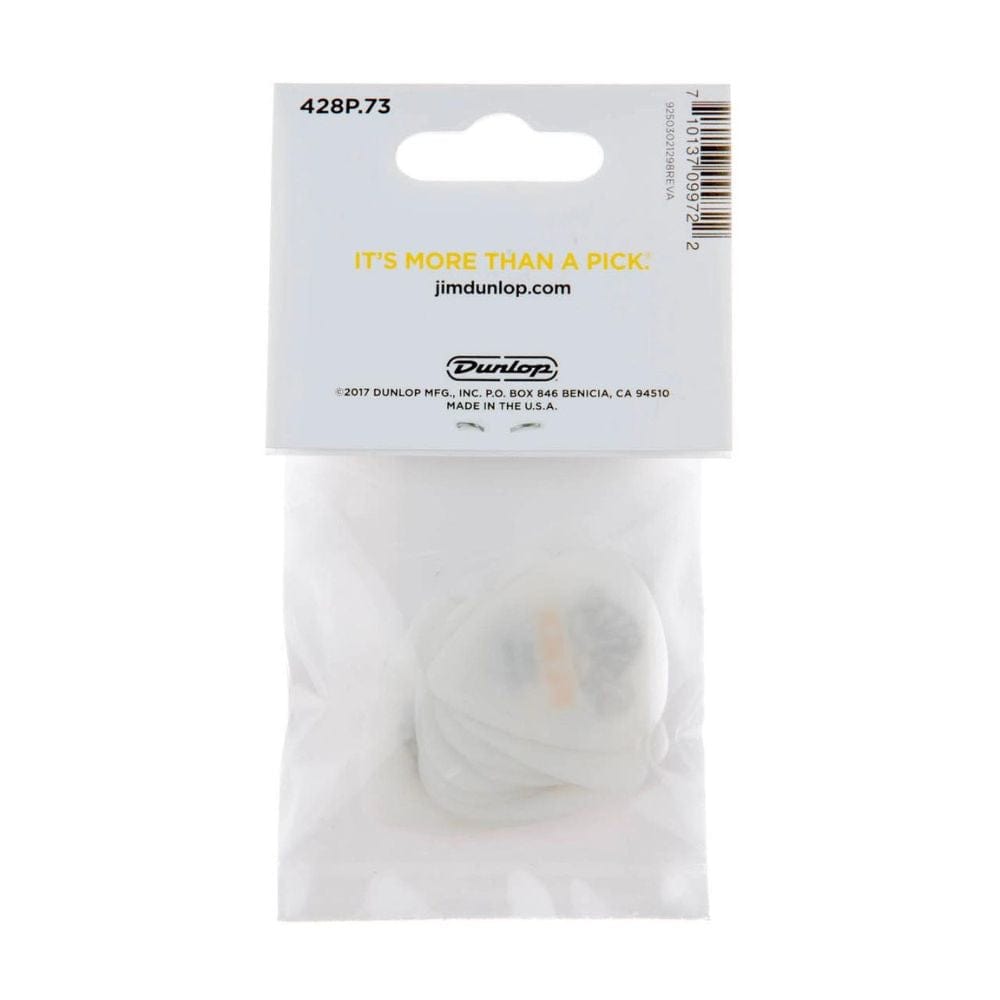 dunlop picks dunlop 428p tortex flex standard guitar picks - pack of 12 #size_.73mm