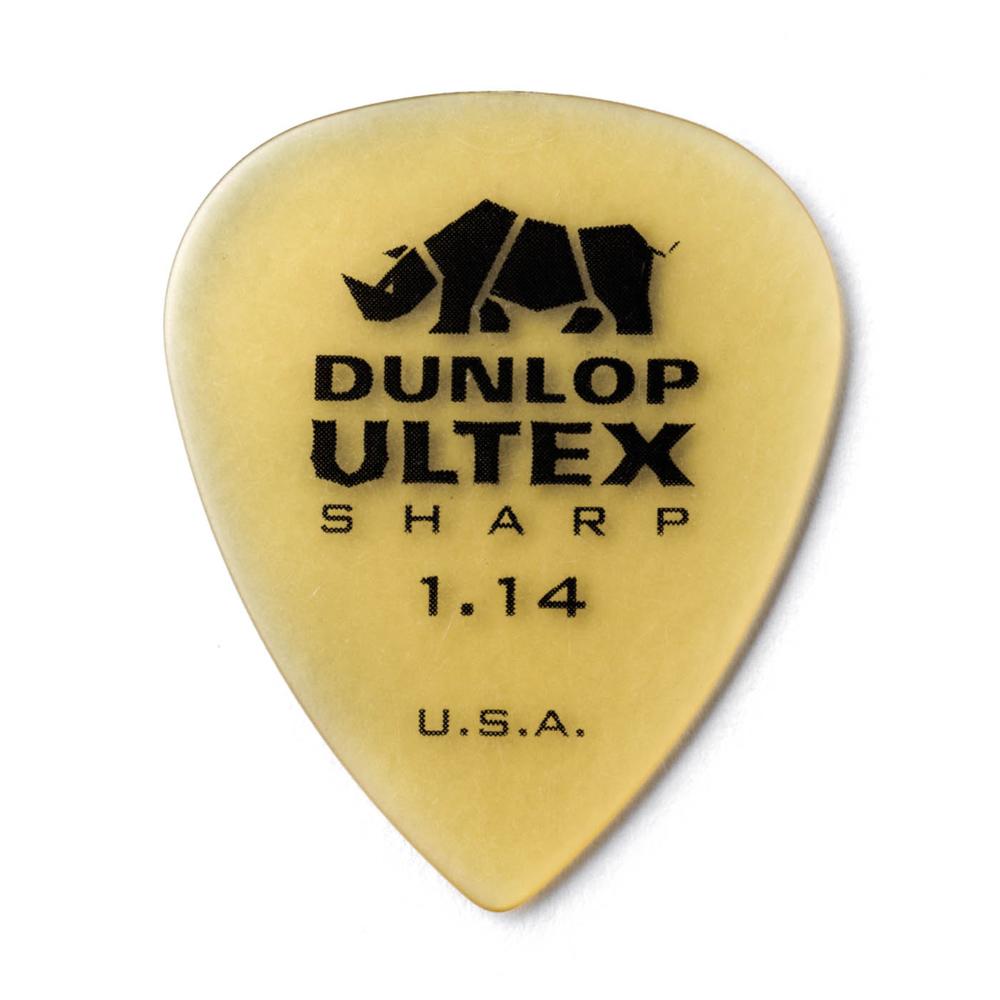 dunlop picks dunlop 433p ultex sharp guitar picks - pack of 6 #size_1.14mm