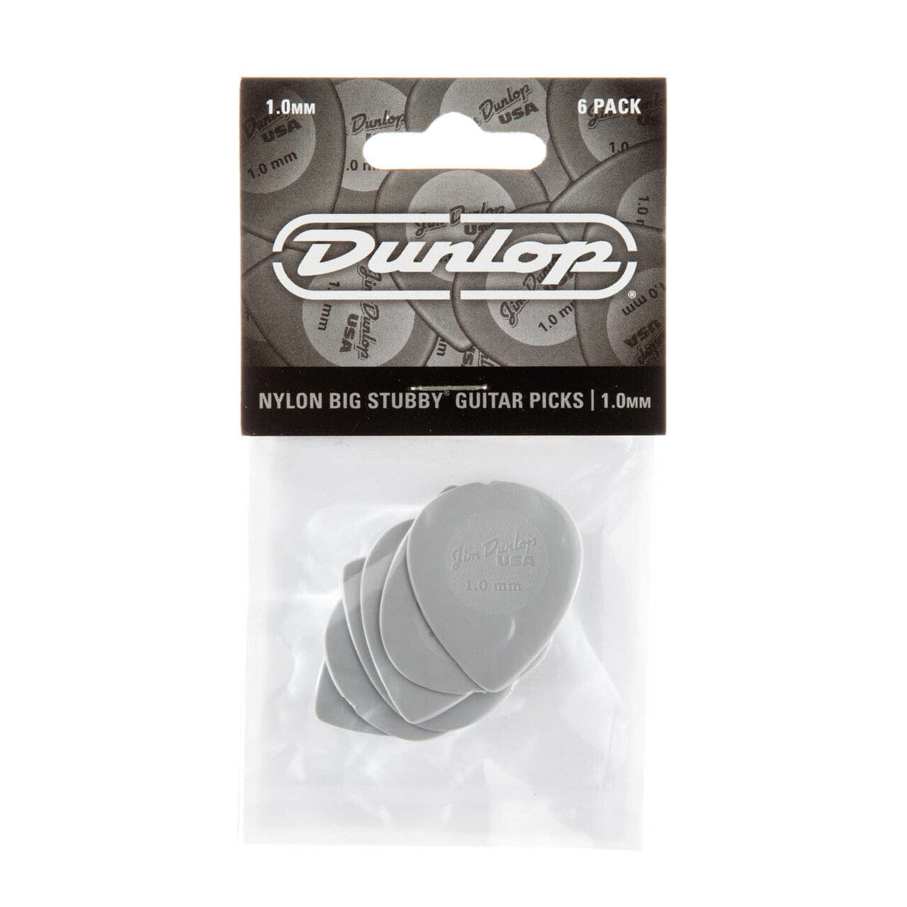 dunlop picks dunlop 4450 nylon big stubby guitar picks - set of 6