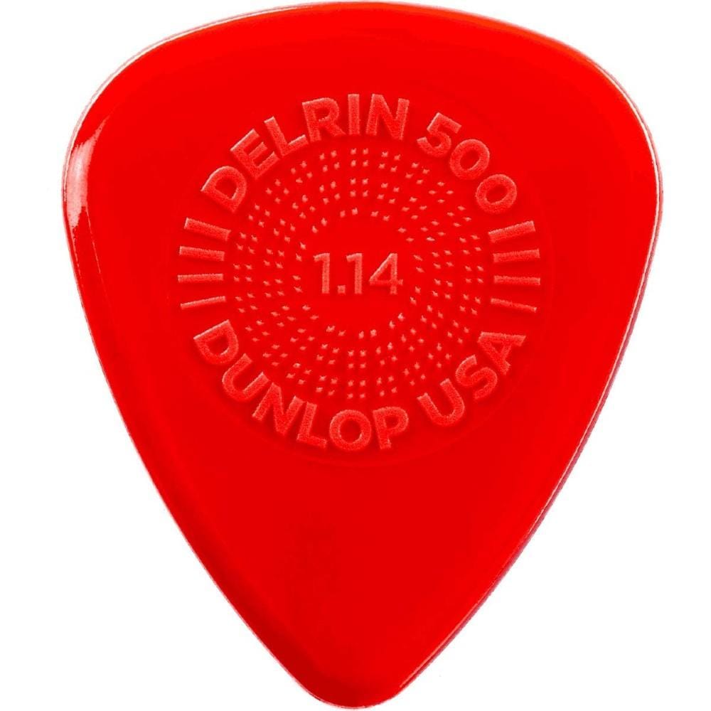 dunlop picks dunlop 450r prime 500 grip delrin guitar picks- pack of 6 #size_1.14mm