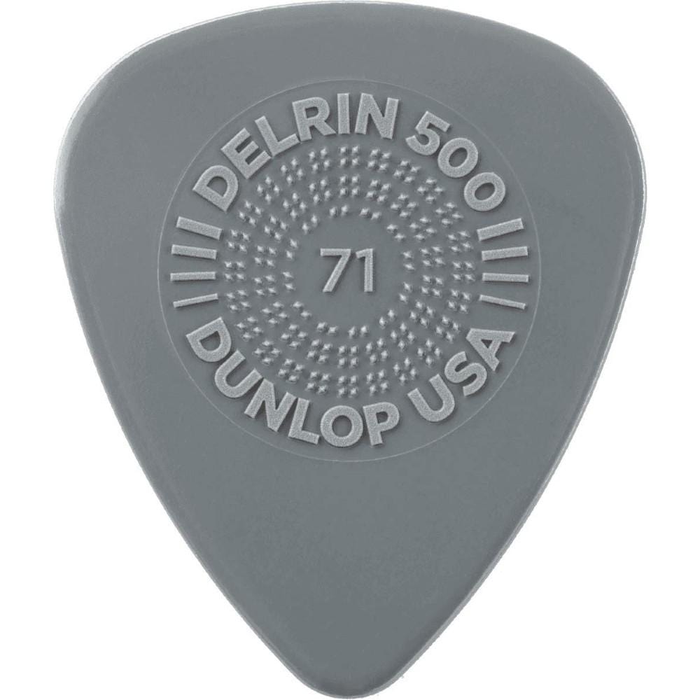 dunlop picks dunlop 450r prime 500 grip delrin guitar picks- pack of 6