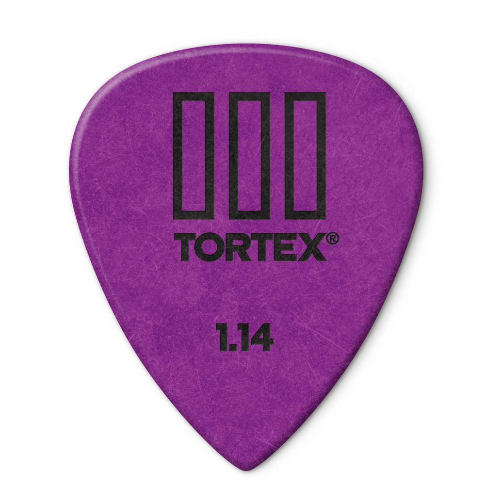 dunlop picks dunlop 4620 tortex iii guitar picks - pack of 6 #size_1.14mm