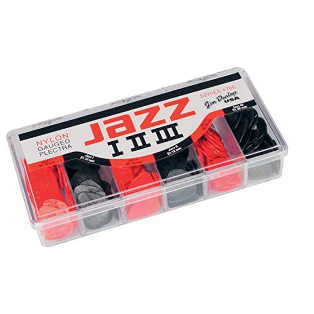 dunlop picks dunlop 4700 cab nylon jazz picks - pack of 144