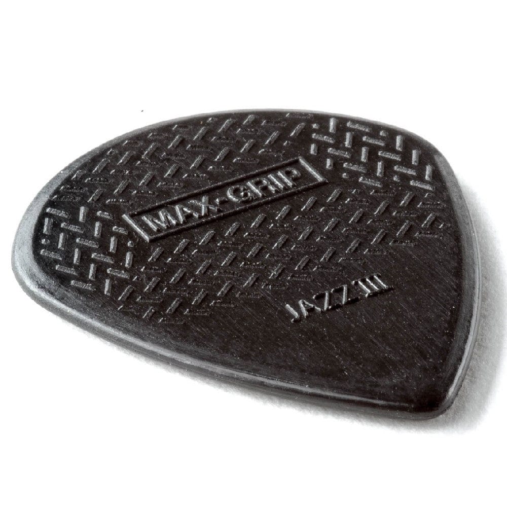 dunlop picks dunlop 471r3s max grip jazz iii stiffo picks - pack of 6