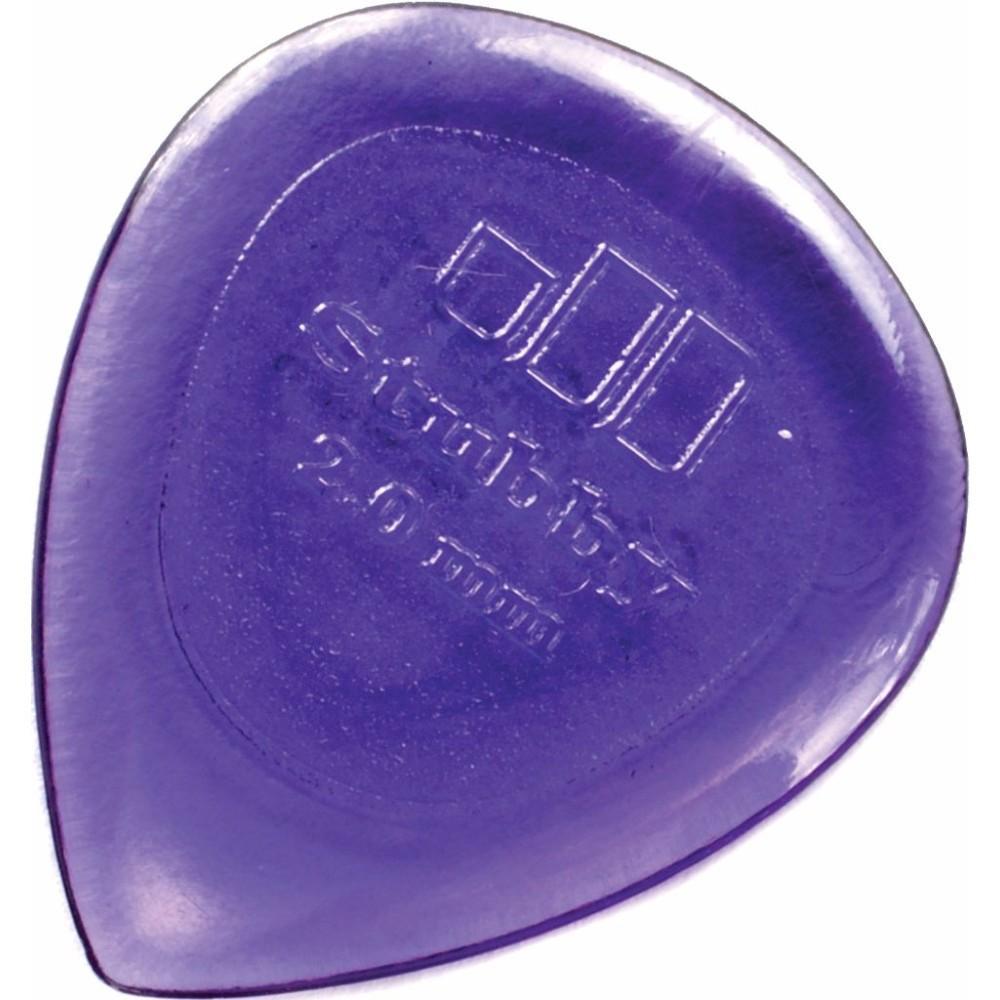 dunlop picks dunlop 474r 2.0mm stubby guitar picks - pack of 6