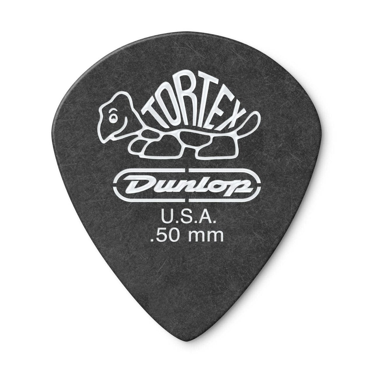 dunlop picks dunlop 482r tortex pitch black jazz guitar picks - set of 6