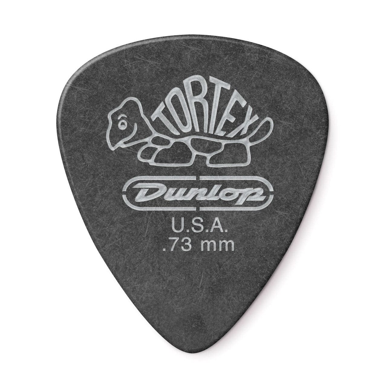 dunlop picks dunlop 488r 0.73mm tortex pitch black standard guitar pick - pack of 6