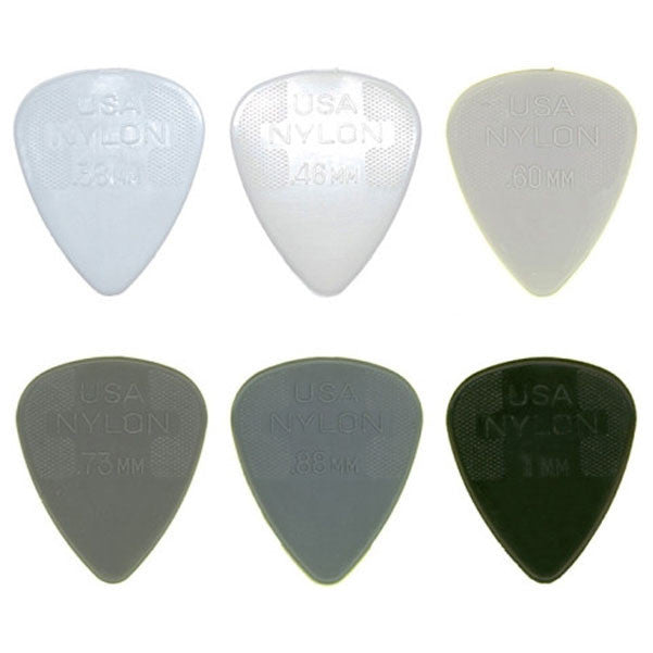 dunlop picks dunlop nylon standard guitar pick - one dozen